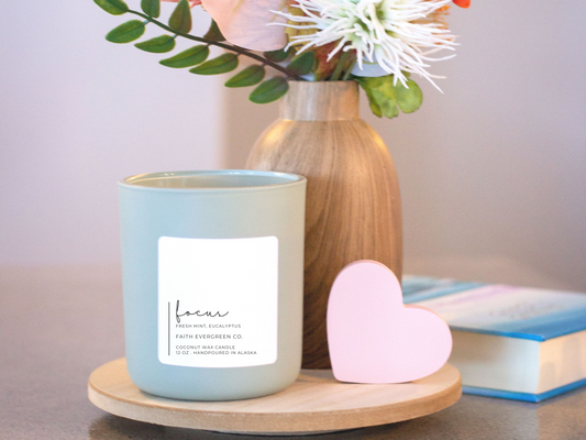 coconut wax candle, positivity candle, coconut wax, eco friendly candle, luxury candle, custom candle, affirmation candle